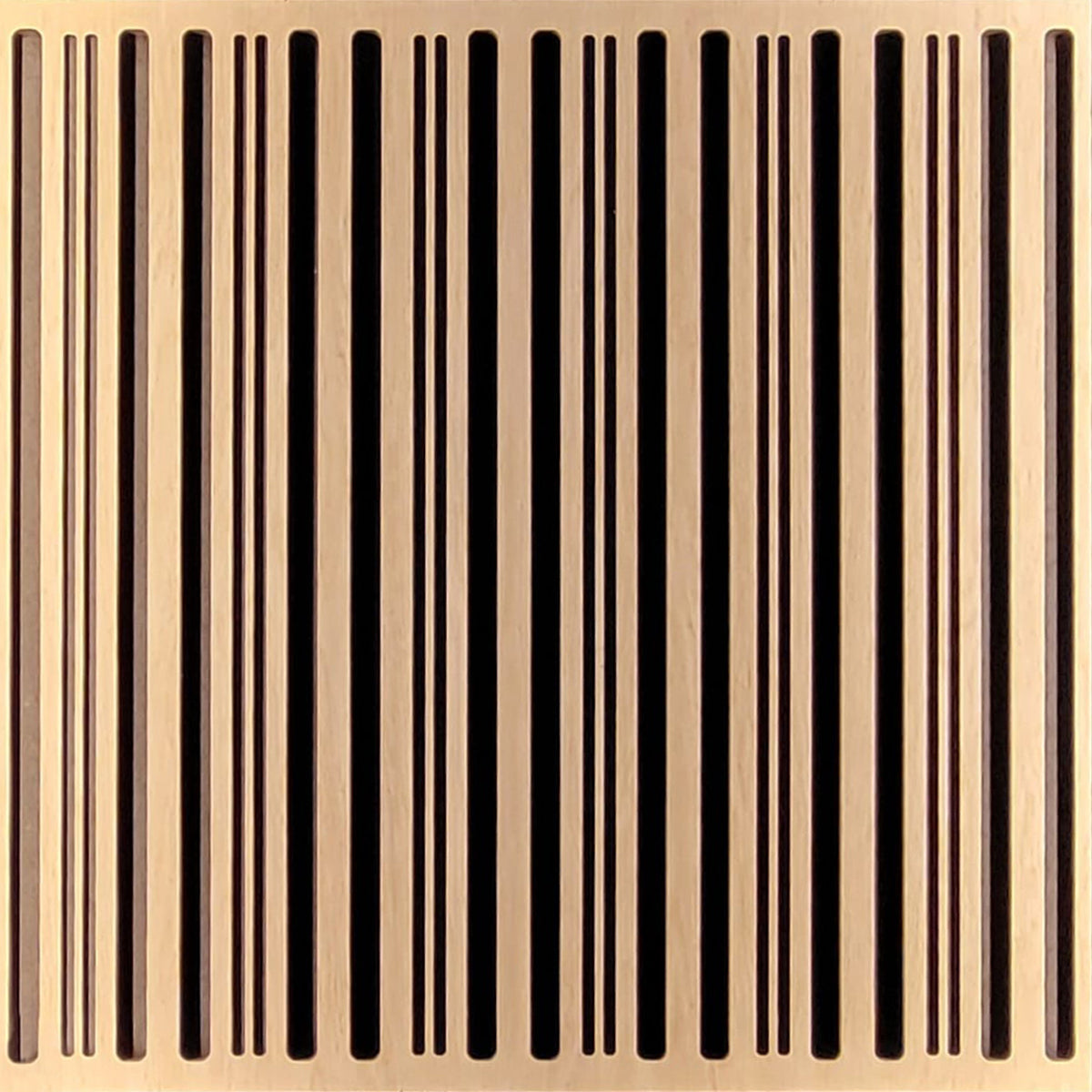 Black MDF Core Panel - White Oak